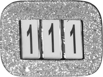 Produktbild von Glitzernde Hausnummer Horka