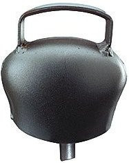 Produktbild von Glocke aus gewölbtem Stahl Black Blue