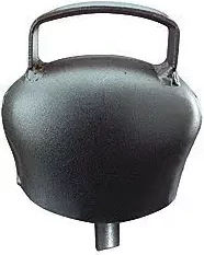 Produktbild von Glocke aus gewölbtem Stahl Black Blue