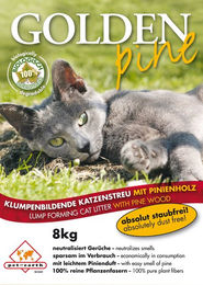 Produktbild von Golden Pine Katzenstreu - 8 kg