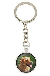 Golden Retriever Schlüsselanhänger mit eigenem Foto in Geschenkbox – Bild 1 von 5