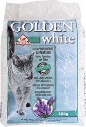 Produktbild von Golden White Hygienic Katzenstreu mit Lavendelduft - 14 kg