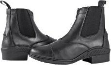 GOLDHORSE Winter Unisex-Reitstiefelette Eco II Frontzip schwarz – Bild 1 von 3