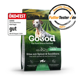 Produktbild von Goood Adult Veggie Erbse mit Spinat & Sanddorn - 1,8 kg