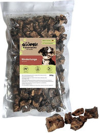 GOOPSI Rinderlungenwürfel 500g - Hundesnack aus 100 % Rind, getrocknet, 500g, Fettarmer Kauartikel, Leckerli naturbelassen, Hundesnack zuckerfrei – Bild 1 von 5