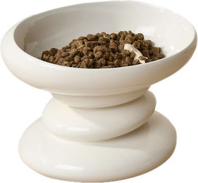 Produktbild von Gotagee Katzen-Futterspender Katzennapf aus Keramik, kippsicher,