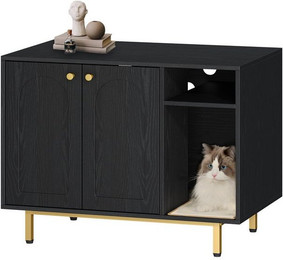 Produktbild von Gotagee Katzenkäfig 50x80x61 Katzenschrank mit Tür und Trennwand