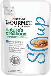 Produktbild von GOURMET Crystal Soup Thunfisch und Garnelen - 32 x 40 g