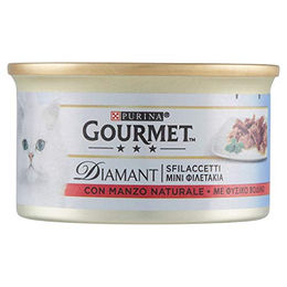 Gourmet Diamant Katzen-Nassfutter mit Rindfleisch - 48 x 85 g – Bild 1 von 9