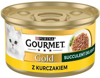 Produktbild von GOURMET Gold Adult Succulent Delights mit Huhn 85g
