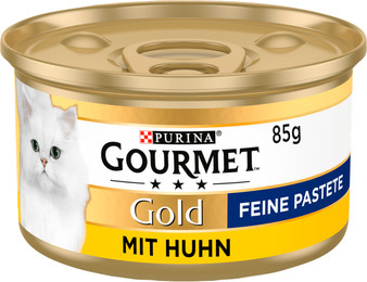 Produktbild von Gourmet Gold Feine Pastete mit Huhn - 12 x 85 g