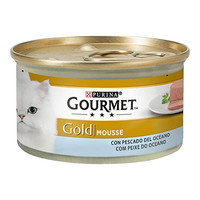 Produktbild von Gourmet Gold Mousse Nassfutter für Katzen Meeresfische - 24 x 85 g