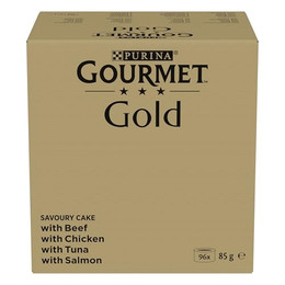 Produktbild von Gourmet Gold Raffiniertes Ragout Katzenfutter nass Mix - 96 x 85 g