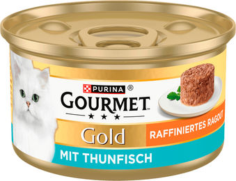 Produktbild von Gourmet Gold Raffiniertes Ragout mit Thunfisch - 12 x 85 g