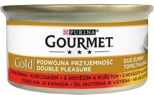 Produktbild von GOURMET Gold Rindfleisch und Huhn 85 g