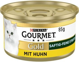 GOURMET Gold Saftig-feine Streifen Huhn - 12 x 85 g – Bild 1 von 3