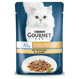 Produktbild von Gourmet Perle Erlesene Streifen mit Truthahn - 26 x 85 g