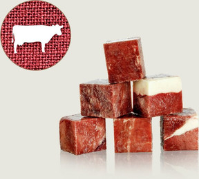 Produktbild von Graf Barf Herz Rind Spezialfutter für Hunde - 20 x 1 kg