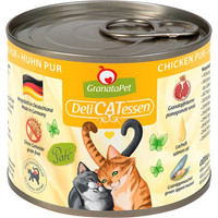 Produktbild von GranataPet DeliCatessen Huhn PUR Katzenfutter - 6 x 200 g