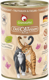 Produktbild von GranataPet DeliCatessen Nassfutter Truthahn & Fasan - 6 x 400 g