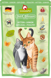 Produktbild von GranataPet DeliCatessen Pouch Kitten Geflügel - 6 x 85 g