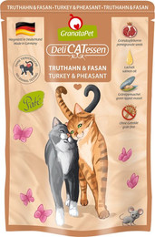 Produktbild von GranataPet DeliCatessen Pouch Truthahn & Fasan - 6 x 85 g