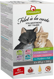 Produktbild von GranataPet Filet à la carte Katzen-Nassfutter - 6 x 85 g