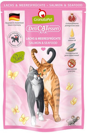Produktbild von GranataPet Katze Delicatessen Pouch Lachs & Meeresfrüchte - 6 x 85 g