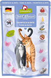 Produktbild von GranataPet Katze Delicatessen Pouch Thunfisch & Ente - 6 x 85 g