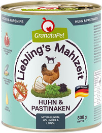 Produktbild von GranataPet Liebling's Mahlzeit Huhn mit Pastinaken - 6 x 800 g