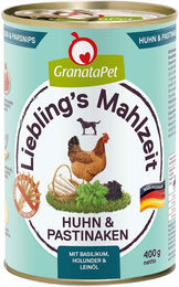 Produktbild von GranataPet Liebling's Mahlzeit Huhn und Pastinaken 12x400g