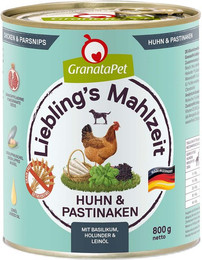 Produktbild von GranataPet Liebling's Mahlzeit Huhn und Pastinaken 6x800g