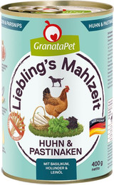 Produktbild von GranataPet Liebling's Mahlzeit Huhn und Pastinaken - 24 x 400 g