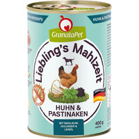 Produktbild von GranataPet Liebling's Mahlzeit Huhn und Pastinaken - 24 x 400 g