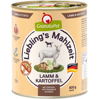 Produktbild von GranataPet Liebling's Mahlzeit Lamm und Kartoffel - 6 x 800 g