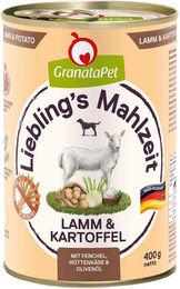 Produktbild von GranataPet Liebling’s Mahlzeit Lamm und Kartoffel 6x400g