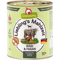 Produktbild von GranataPet Liebling's Mahlzeit Rind & Fasan - 6 x 800 g