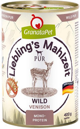 Produktbild von GranataPet Liebling’s Mahlzeit Wild PUR 6x400g