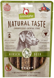 Produktbild von GranataPet Natural Taste Dental Care Hirsch 5x70g