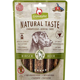 Produktbild von GranataPet Natural Taste Edler Snack Hirsch Zahnpflege - 70 g