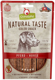 Produktbild von GranataPet Natural Taste Edler Snack Pferd 90g
