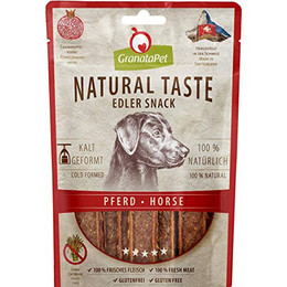 Produktbild von GranataPet Natural Taste Edler Snack Pferd - 90 g