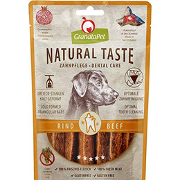 Produktbild von GranataPet Natural Taste Edler Snack Rind Zahnpflege - 70 g