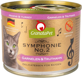 Produktbild von GranataPet Symphonie No. 2 Garnelen & Truthahn - 6 x 200 g