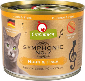 Produktbild von GranataPet Symphonie No. 7 Huhn & Fisch 6x200g