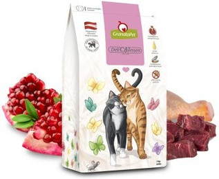 Produktbild von GranataPet Trockenfutter Katze Adult DeliCATessen Wild und Huhn - 2 x 9 kg