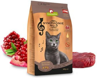 Produktbild von GranataPet Trockenfutter Katze Symphonie Strauß - 2 x 300 g