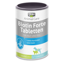 Produktbild von GRAU Biotin-Forte Tabletten für Hunde und Katzen - 400 Stk.
