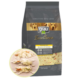 Produktbild von Grau Excellence Hunde-Trockenfutter Premium-Mix Reismix mit Gemüse - 5 kg