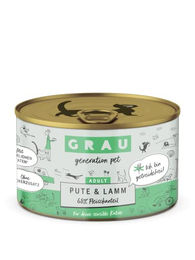 Grau getreidefreies Katzenfutter Pute & Lamm - 6 x 200 g – Bild 1 von 5